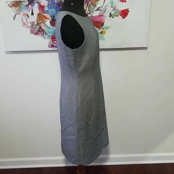 TAHARI Black and White Sleeveless Dress size 10 - Picture 8 of 11
